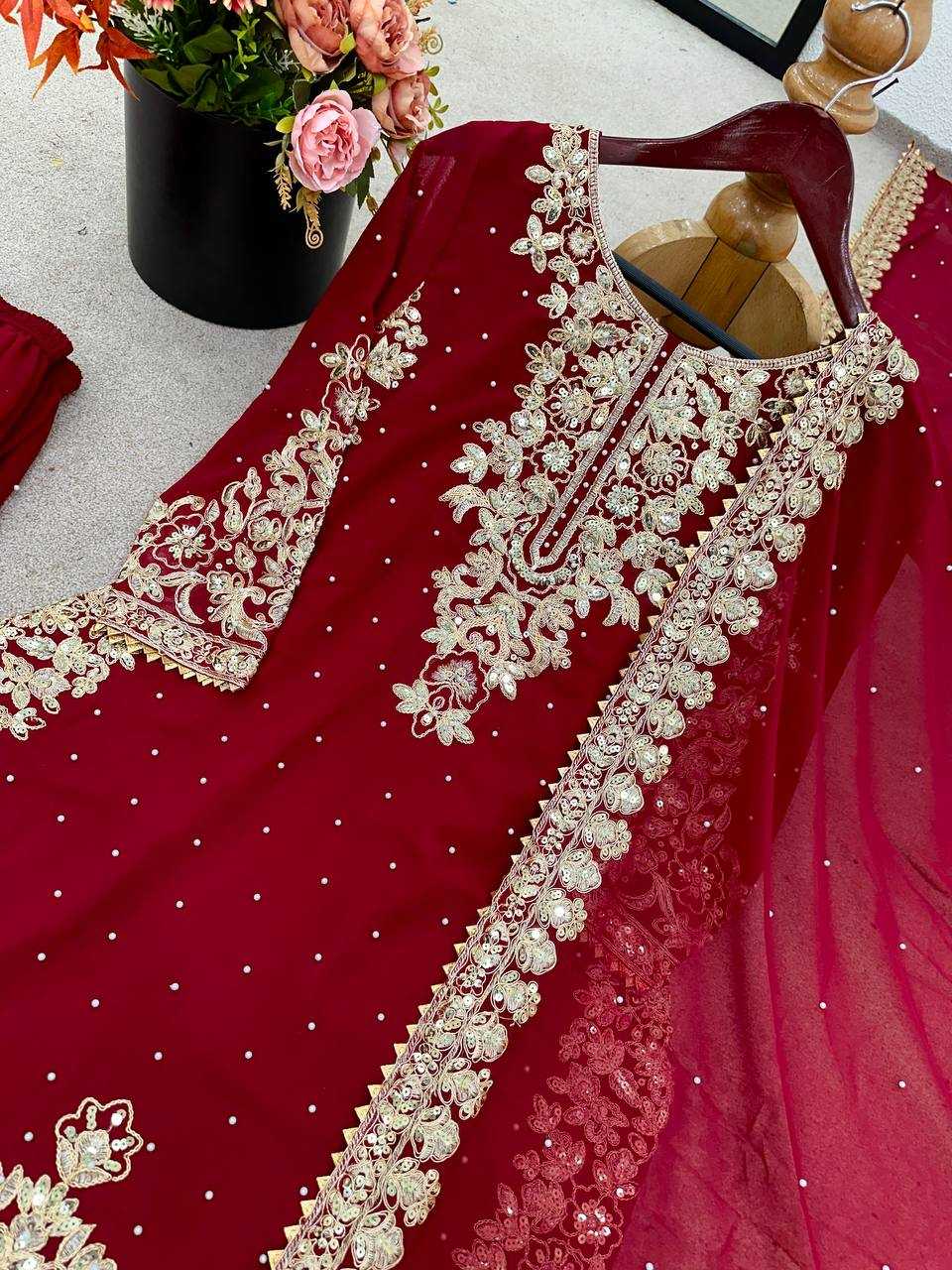 Heavy Georgette sequence work Salwar suit