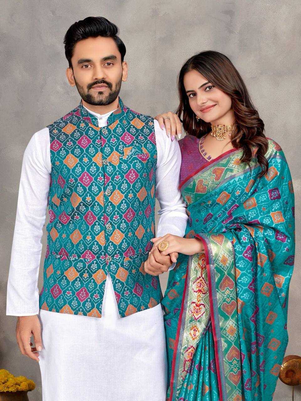 COUPLE Wear Saree Kurta Jacket Collection