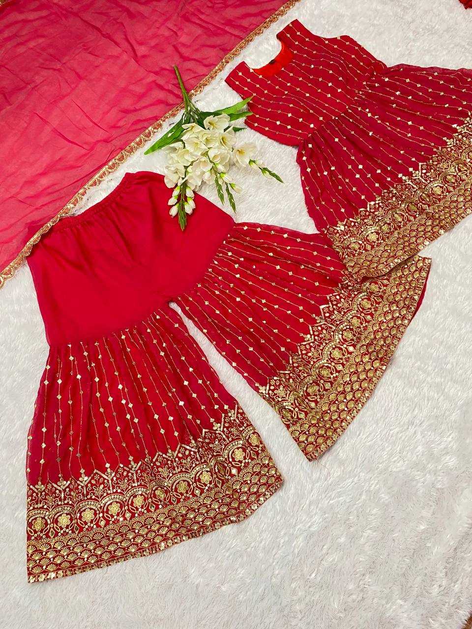 Faux Georgette Designer Suit