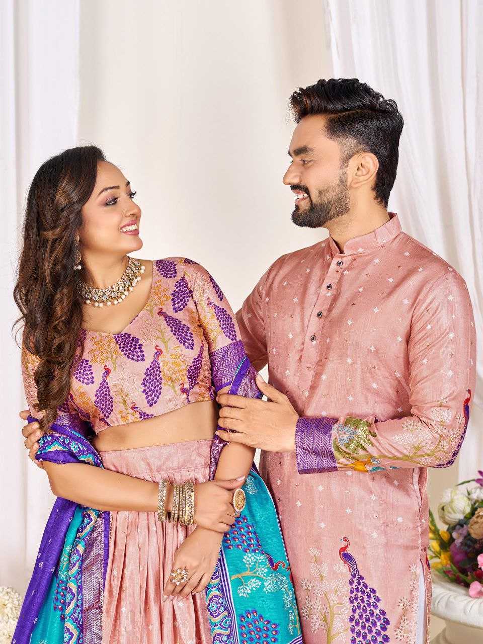 Couple Wear Dola Silk Designer Collection
