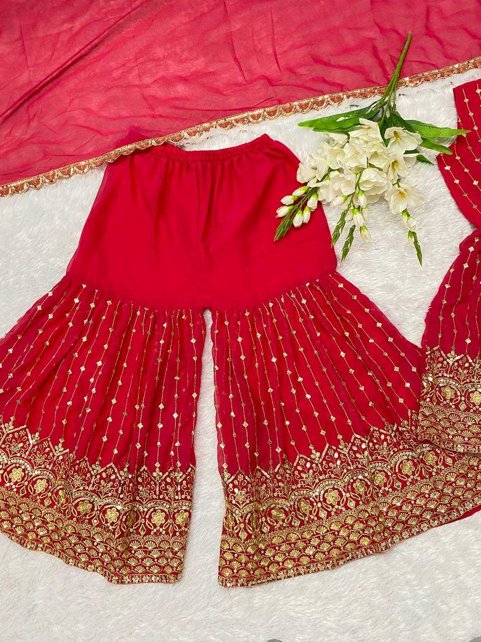 Faux Georgette Designer Suit