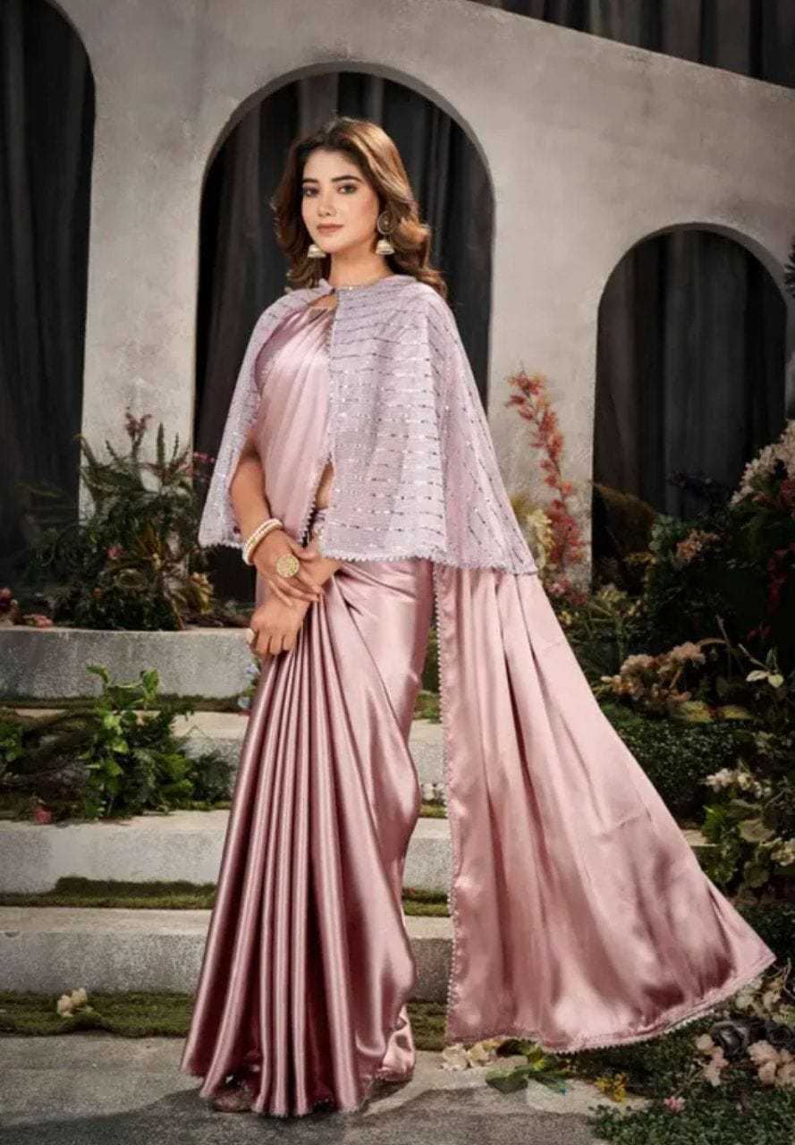 Fancy Satin Saree