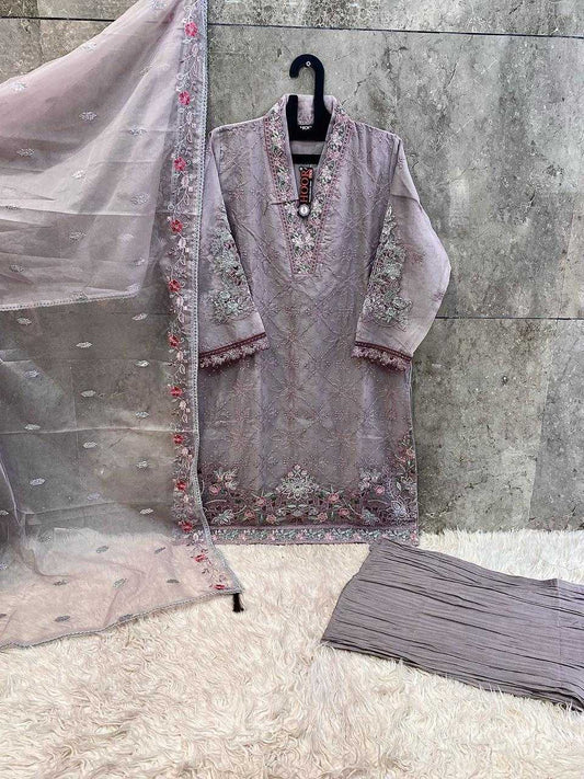 Heavy Organza Sharara Suit