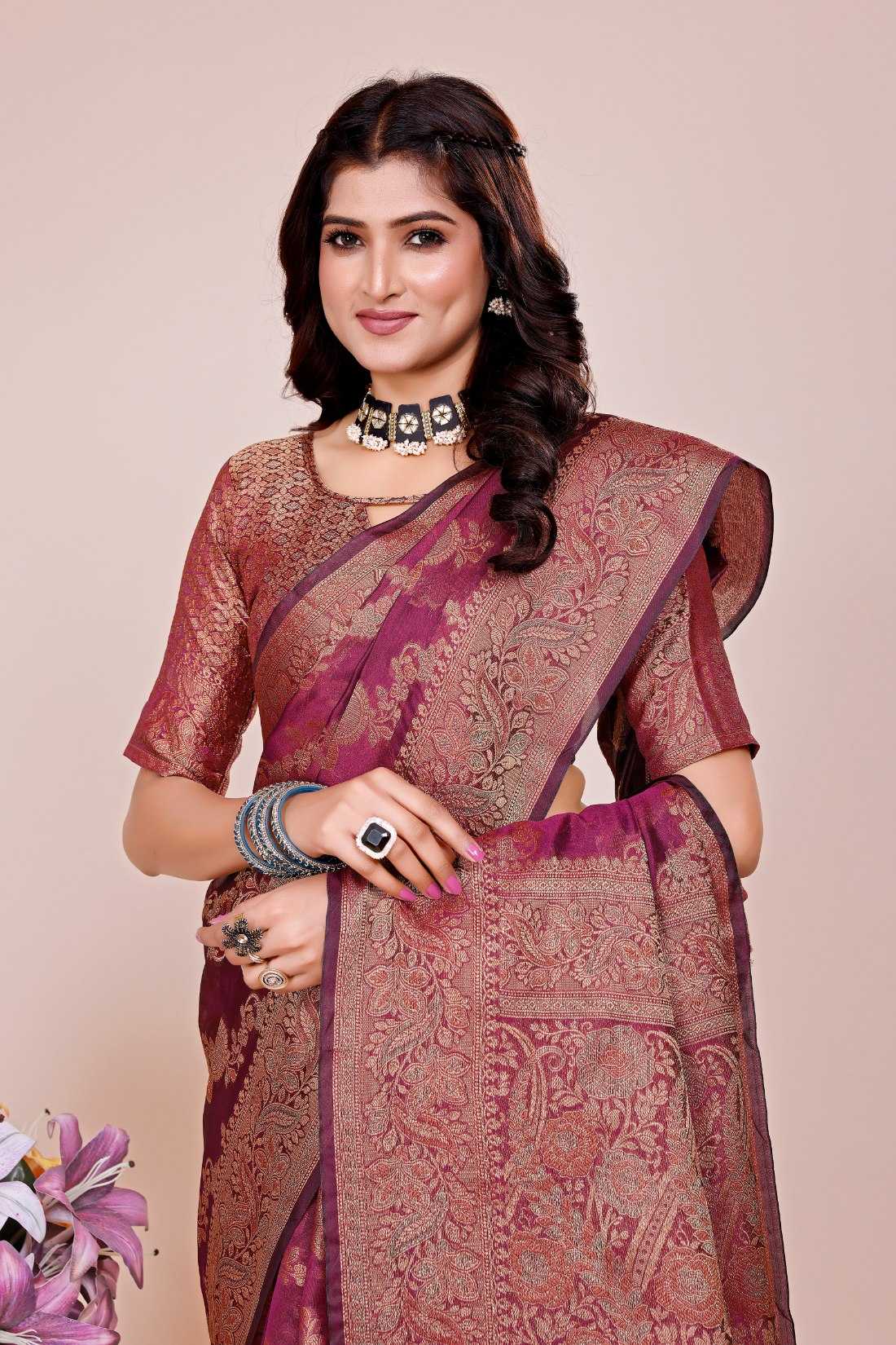 Organza Silk Saree