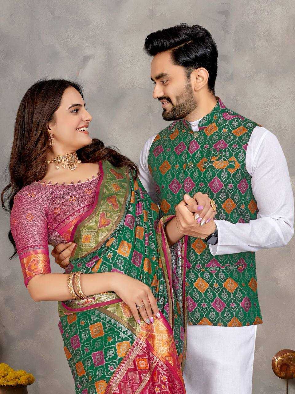 COUPLE Wear Saree Kurta Jacket Collection