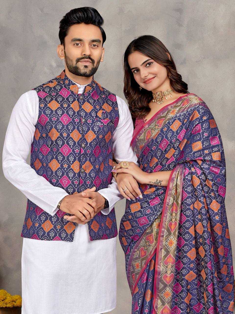 COUPLE Wear Saree Kurta Jacket Collection