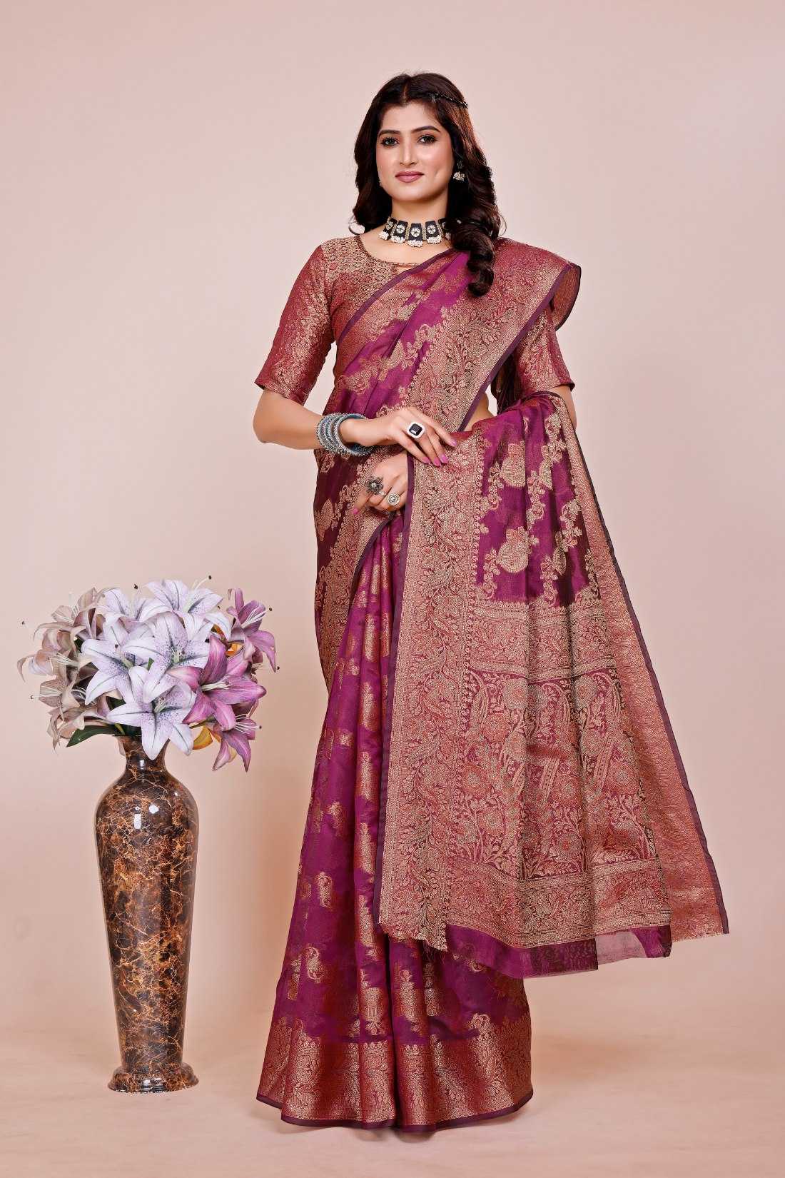 Organza Silk Saree