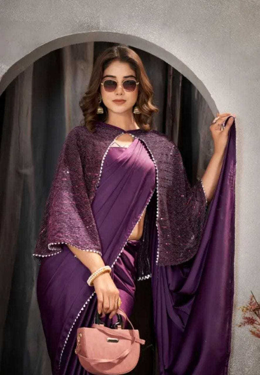 Fancy Satin Saree