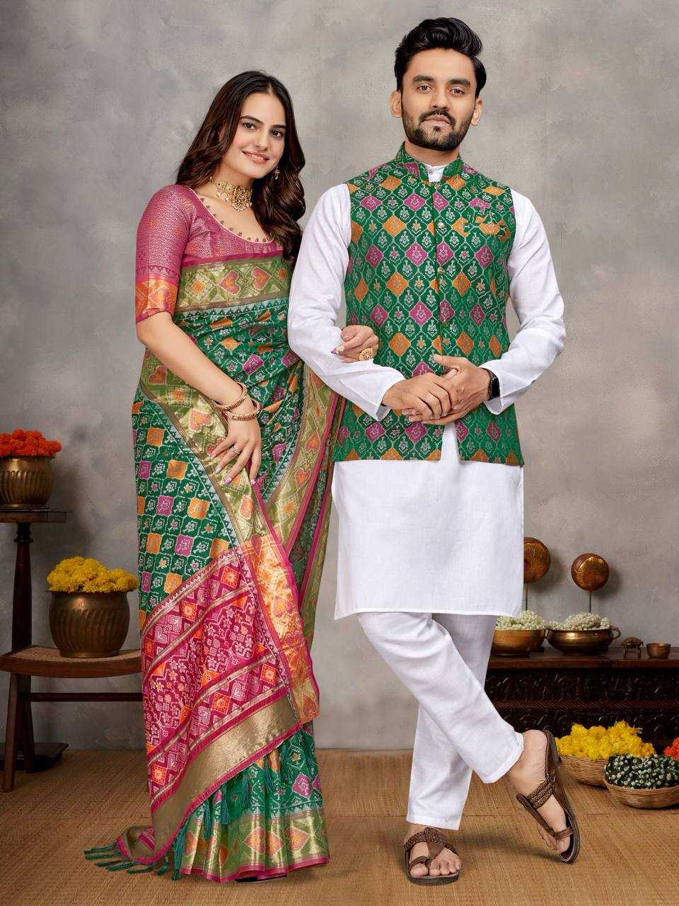 COUPLE Wear Saree Kurta Jacket Collection