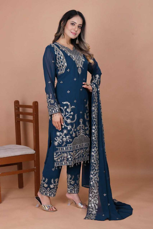 Georgette Embroidery Salwar Suit
