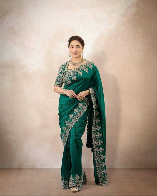 Madhuri Chinnon Silk Saree