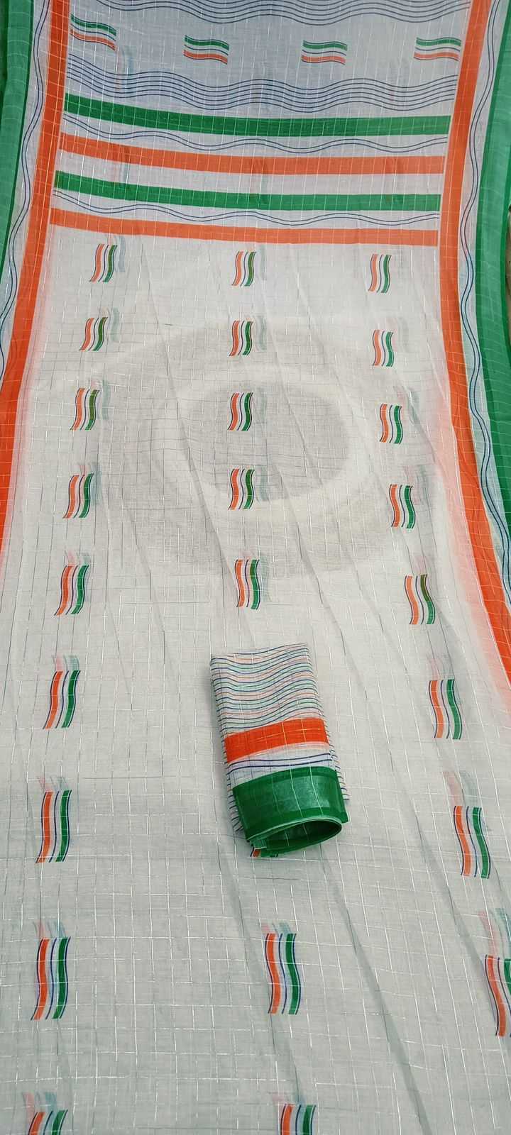 Amazing India Independence Saree