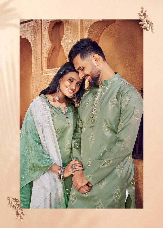 Couple Wear Jacquard Silk Collection