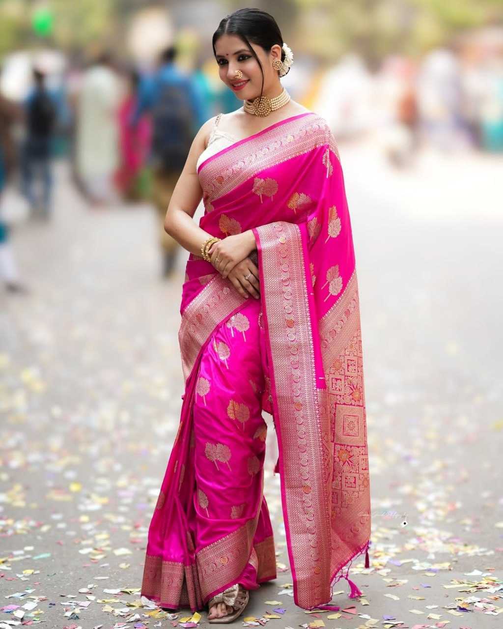 BANARASI SOFT SILK SAREE