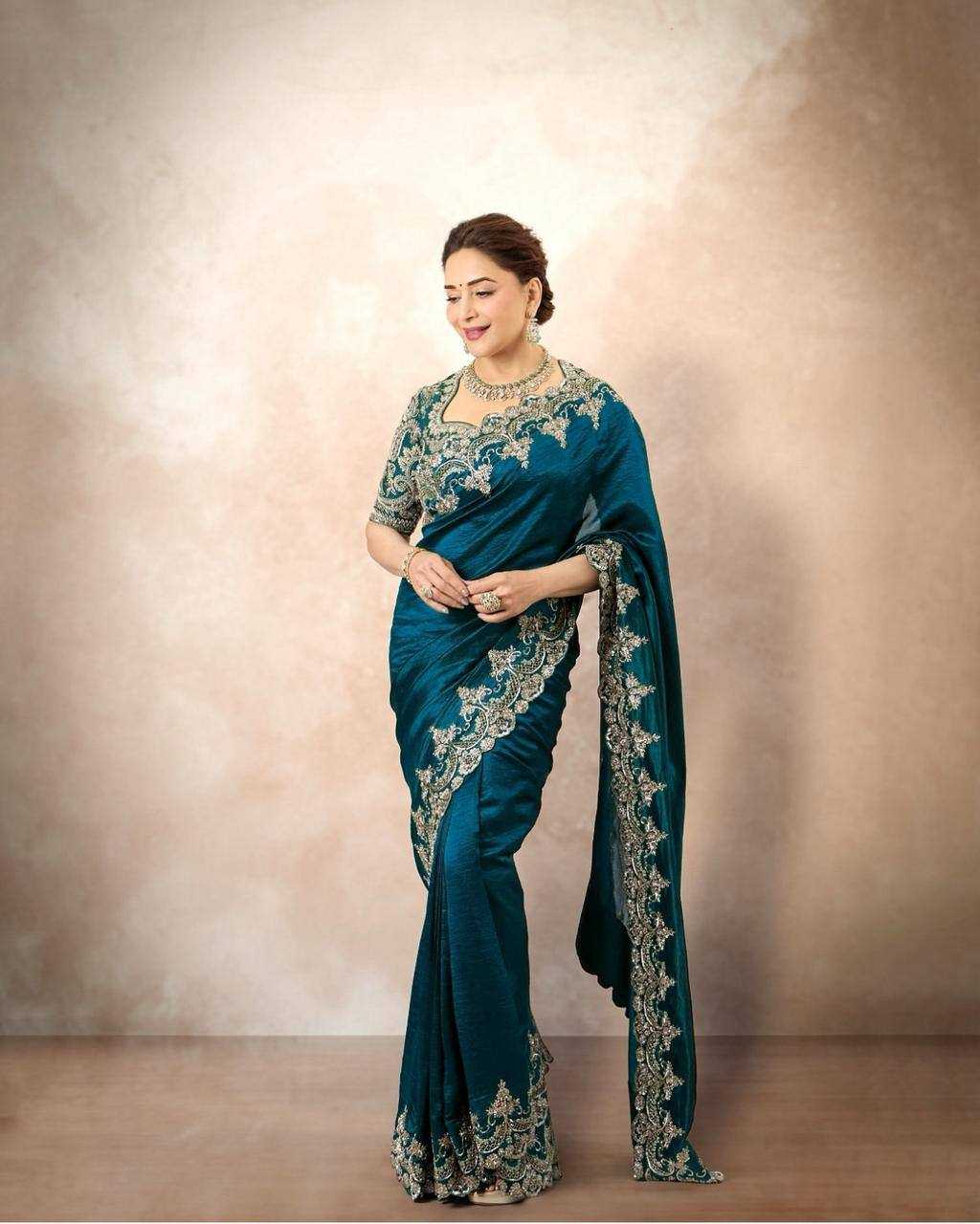 Madhuri Chinnon Silk Saree