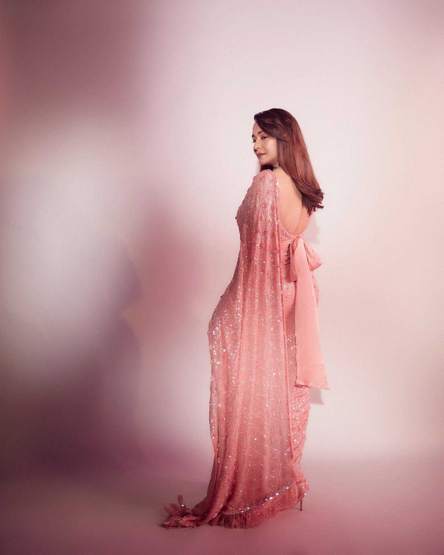 Madhuri Georgette Saree Bollywood collection