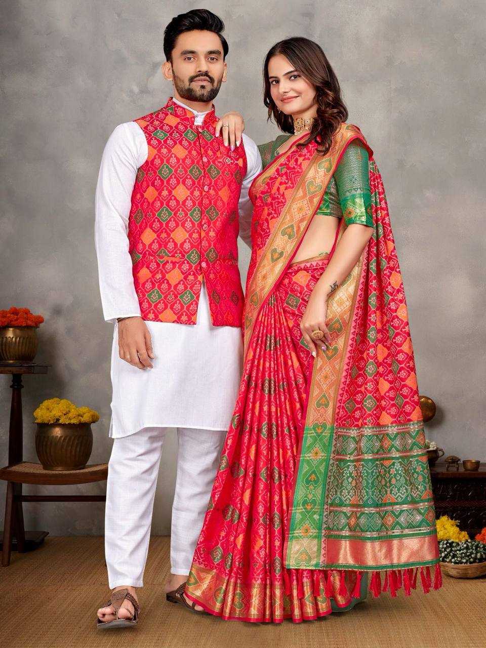 COUPLE Wear Saree Kurta Jacket Collection