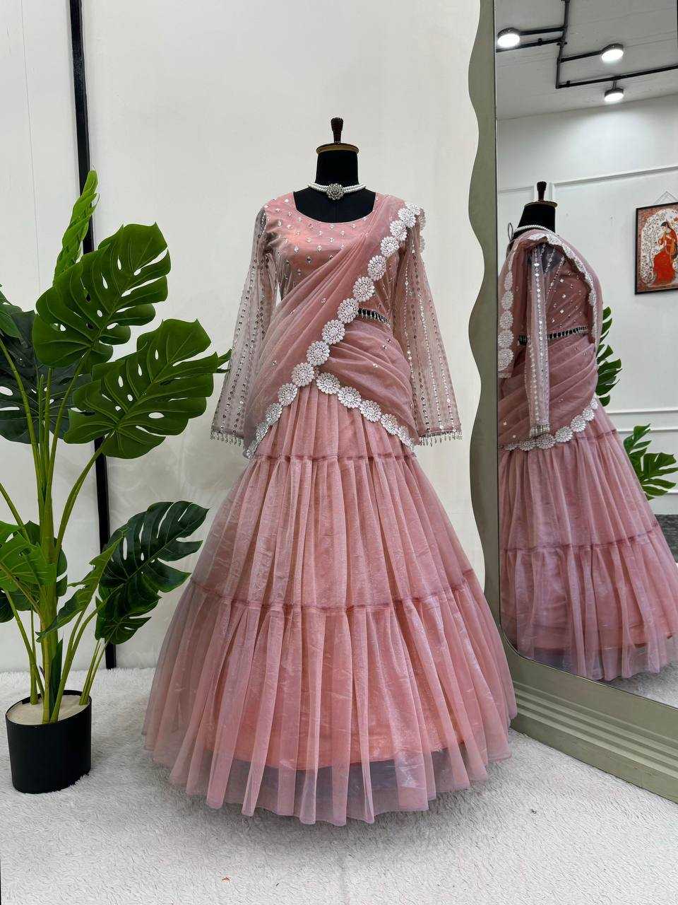Organza Ruffle Style Saree