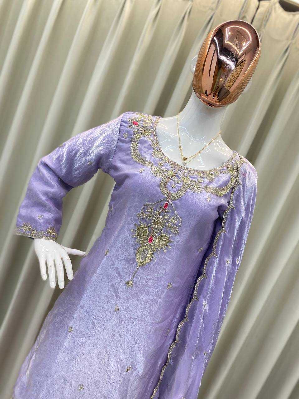 Embroidered Sharara Suit