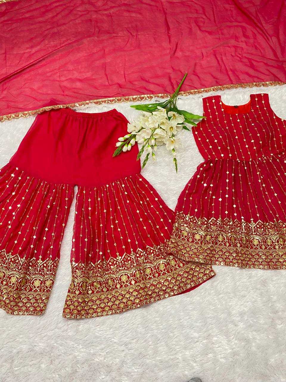 Faux Georgette Designer Suit