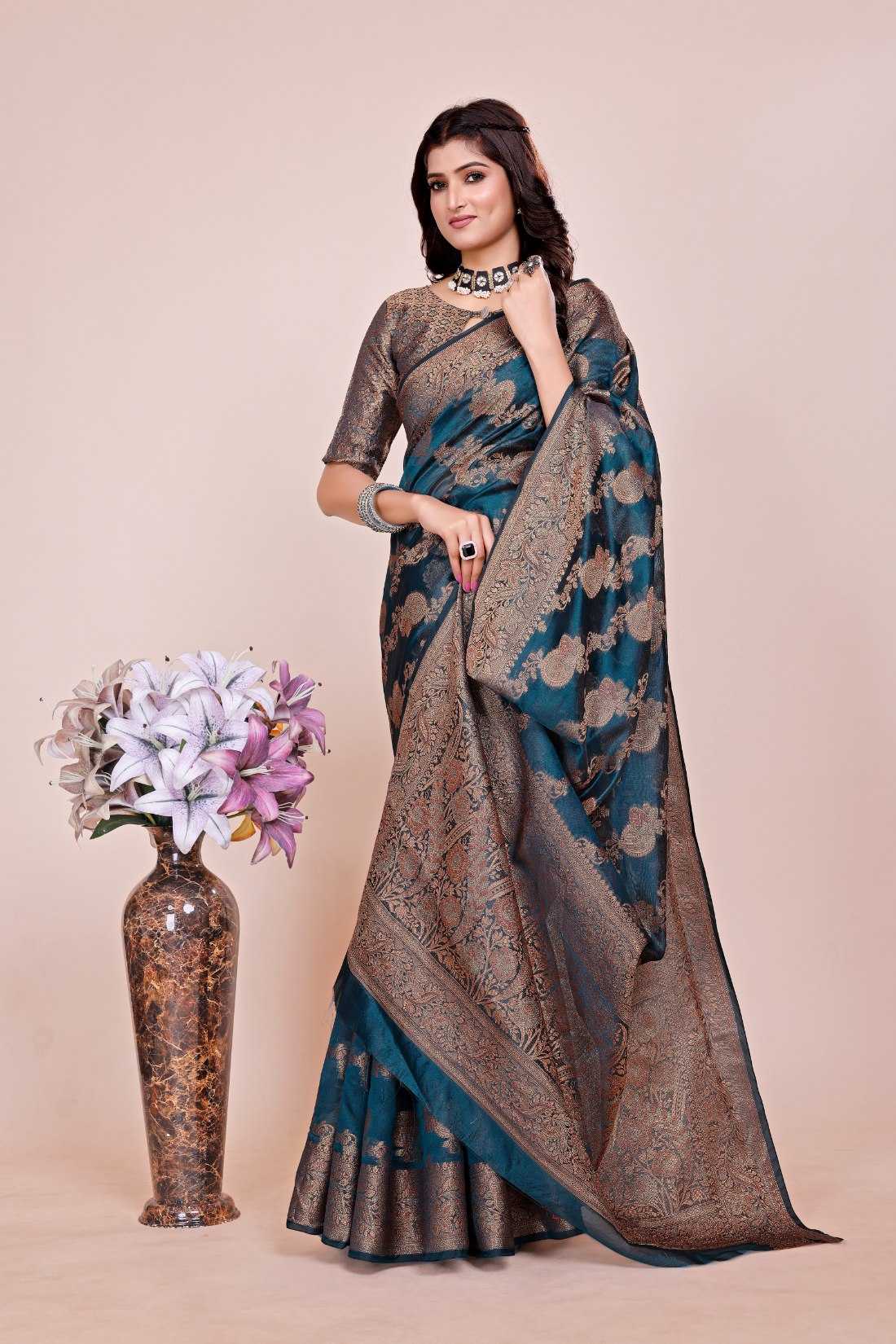 Organza Silk Saree