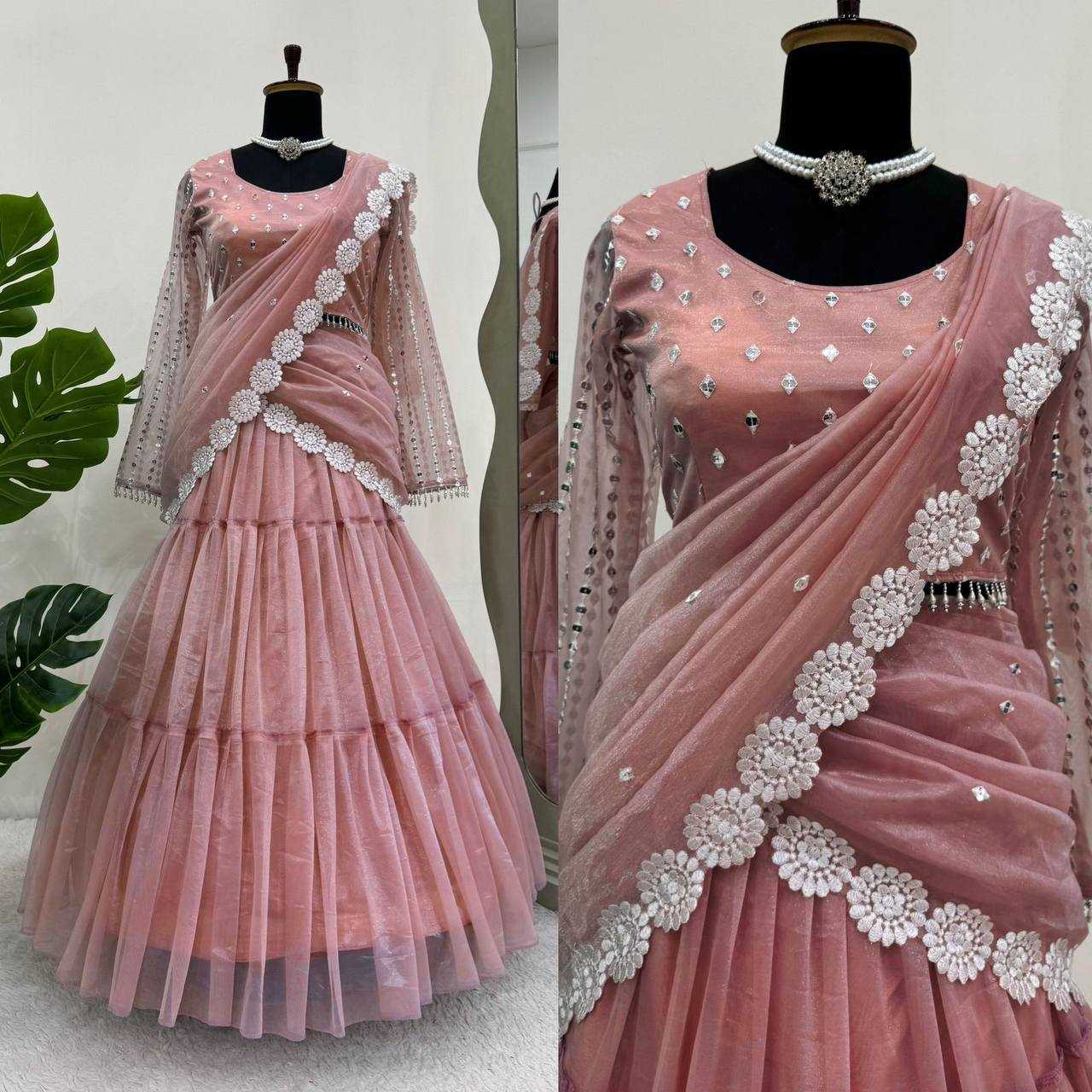 Organza Ruffle Style Saree