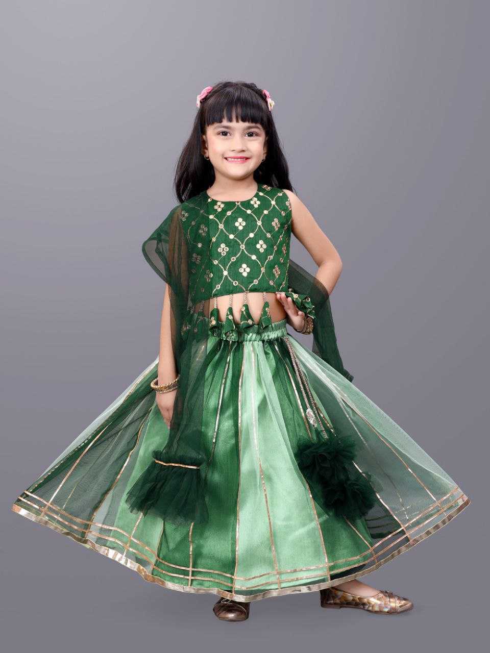 Art Silk Baby Girl Wear Lehenga Choli