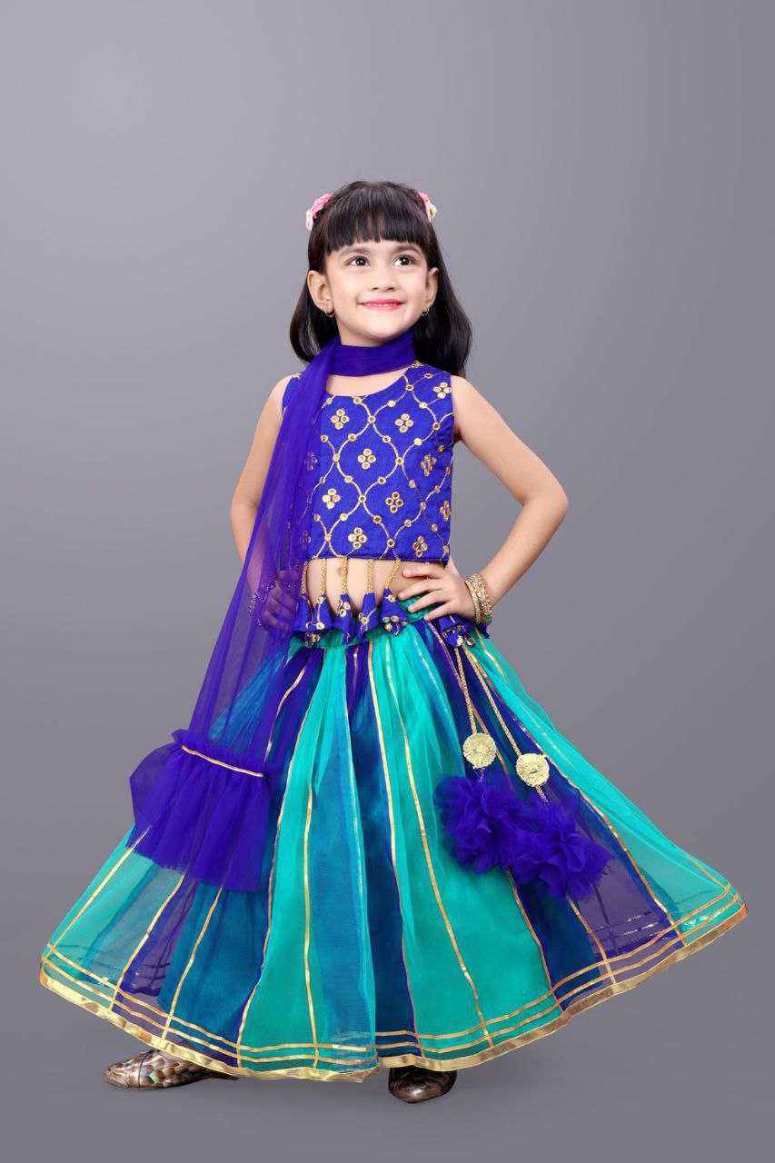 Art Silk Baby Girl Wear Lehenga Choli