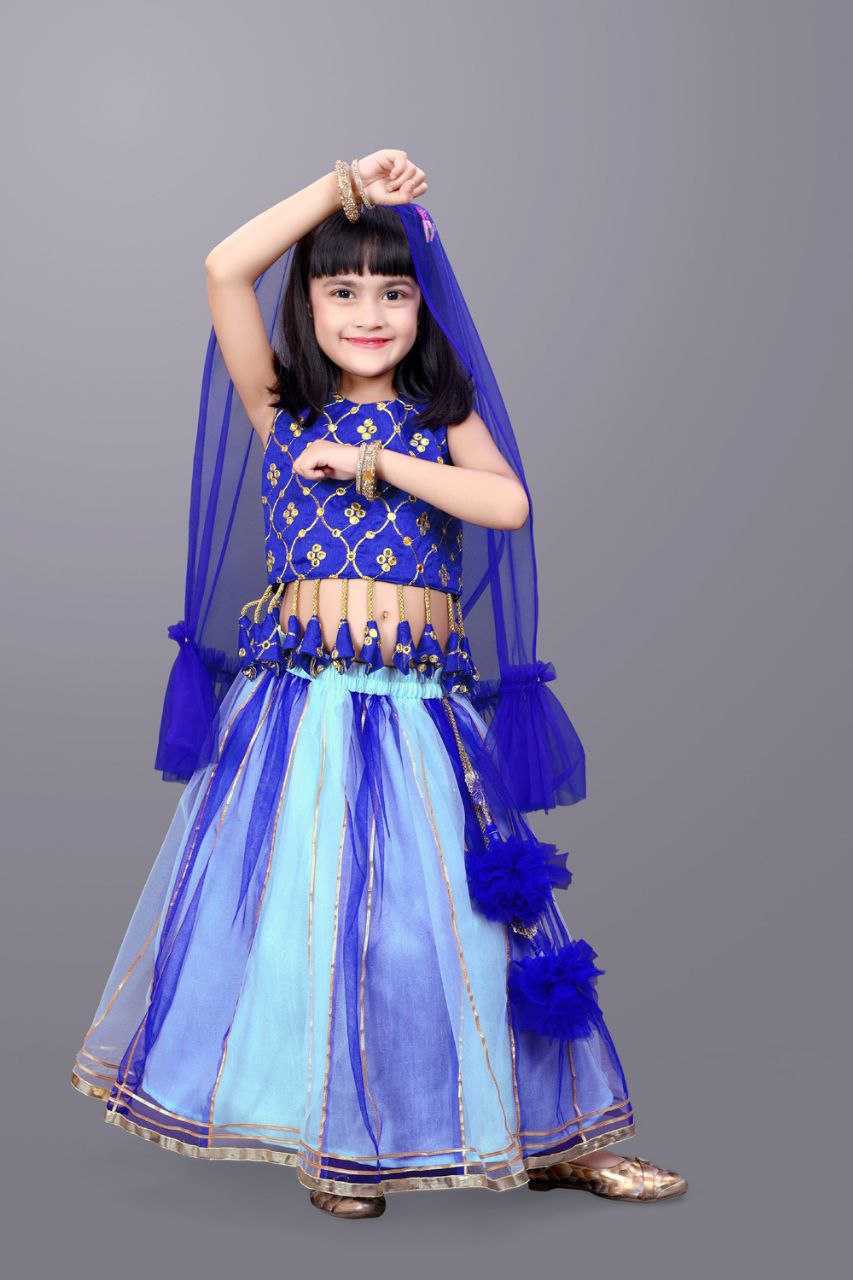 Art Silk Baby Girl Wear Lehenga Choli