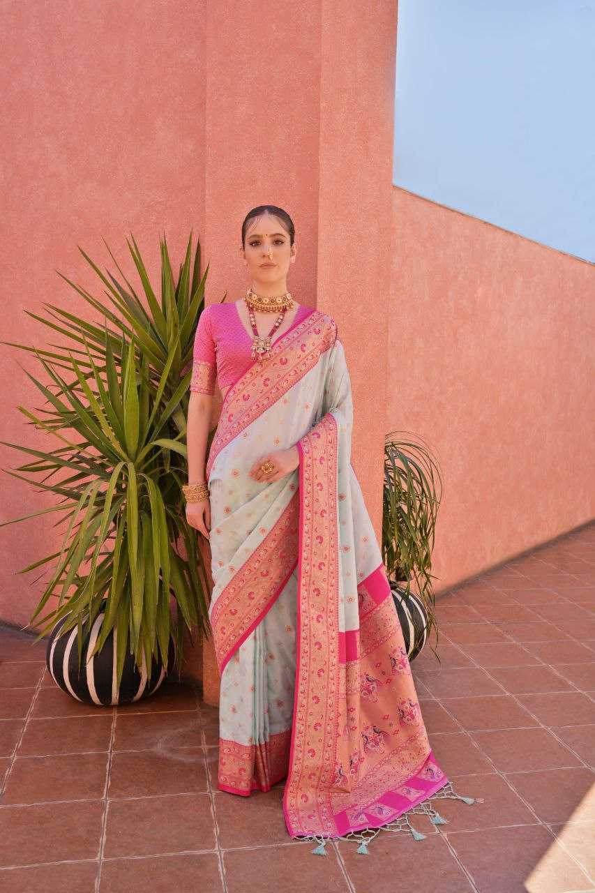 Banarasi Soft Silk With Zari Work PAITHANI Saree