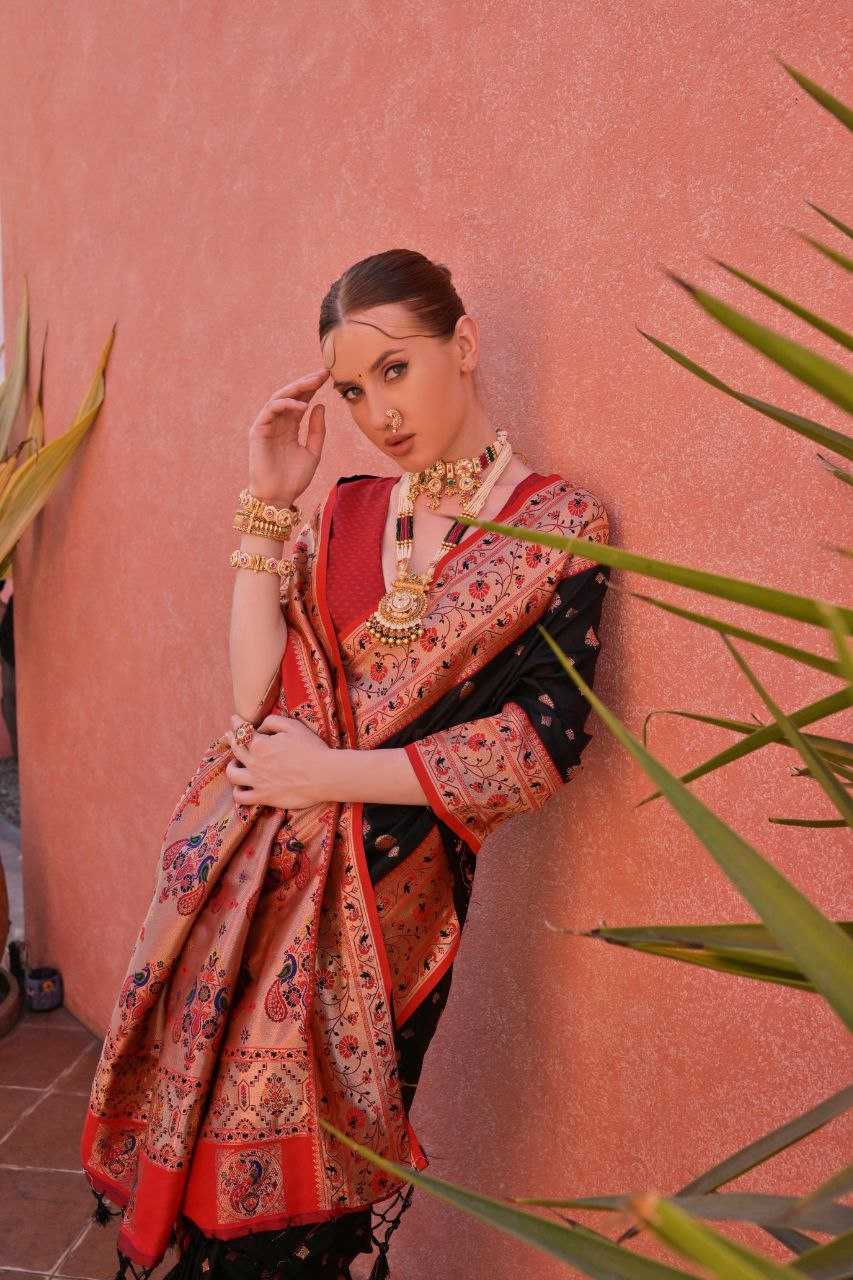 Banarasi Soft Silk With Zari Work PAITHANI Saree