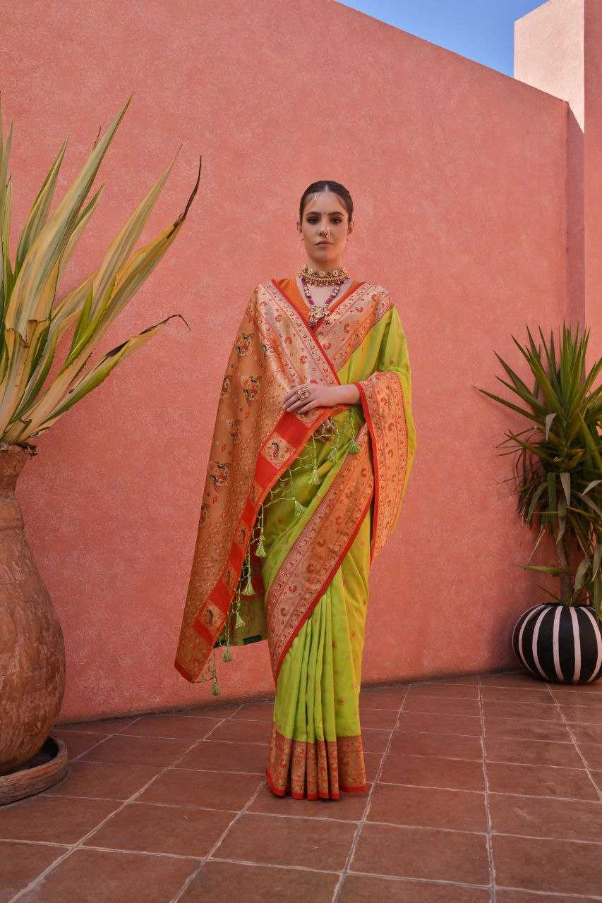 Banarasi Soft Silk With Zari Work PAITHANI Saree