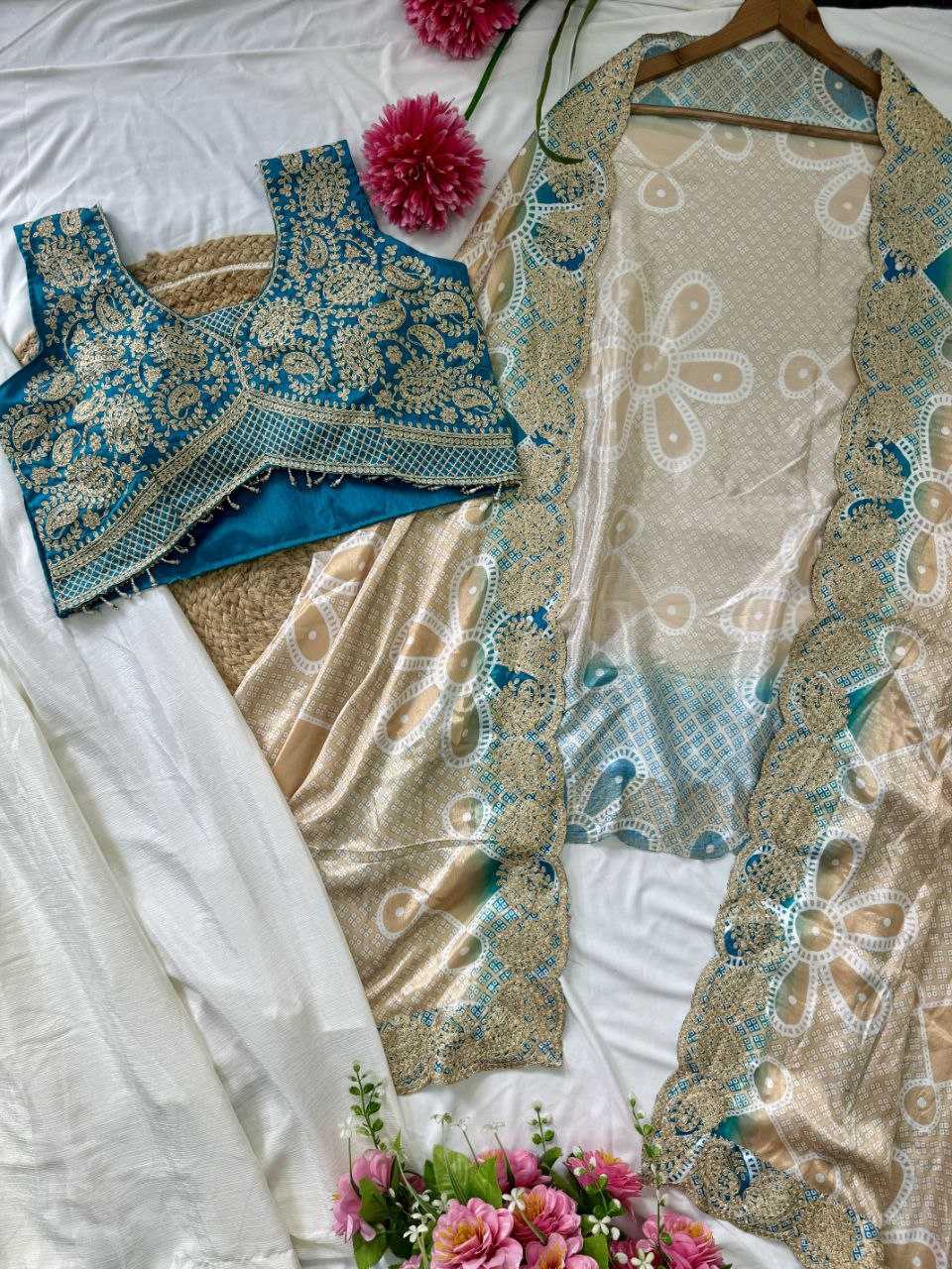 Banglori Silk Dhoti Salwar Indo Western Dress