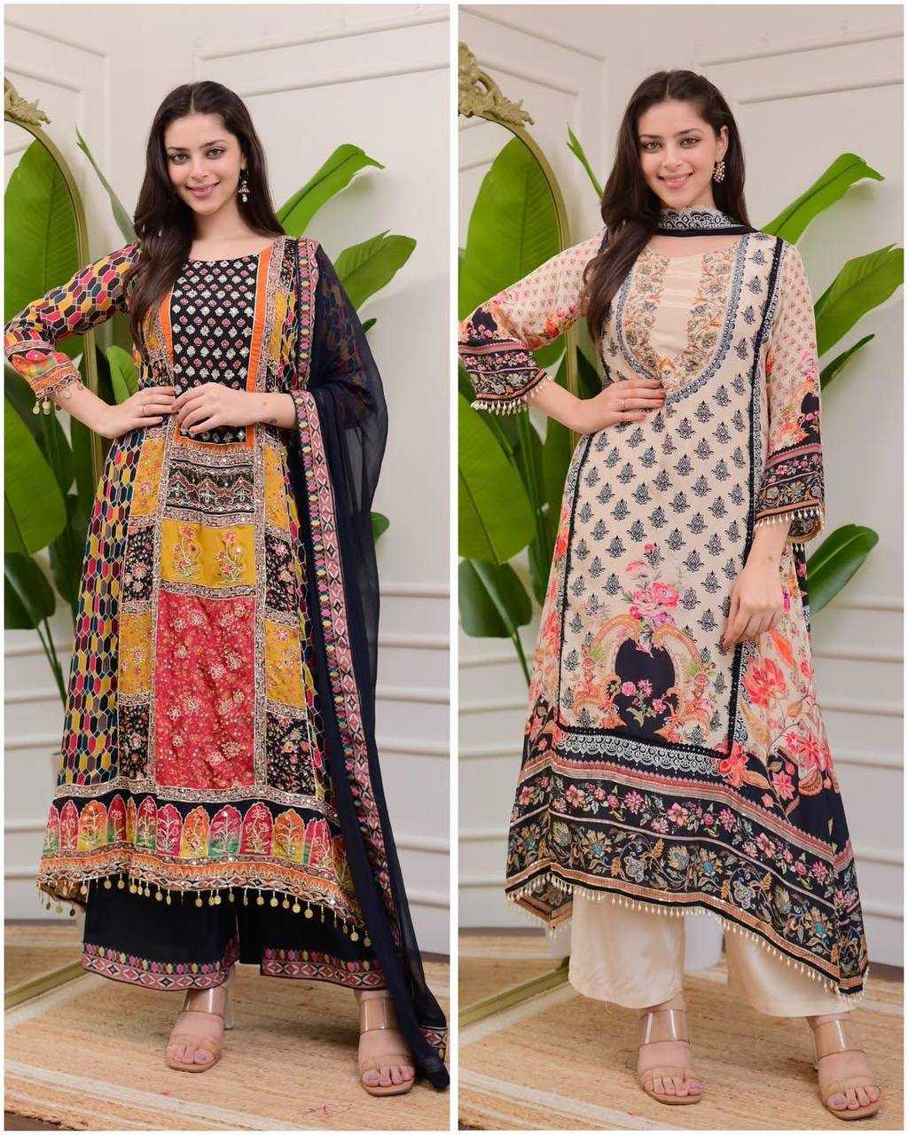 Chinon Embroidery Plus Size Collections
