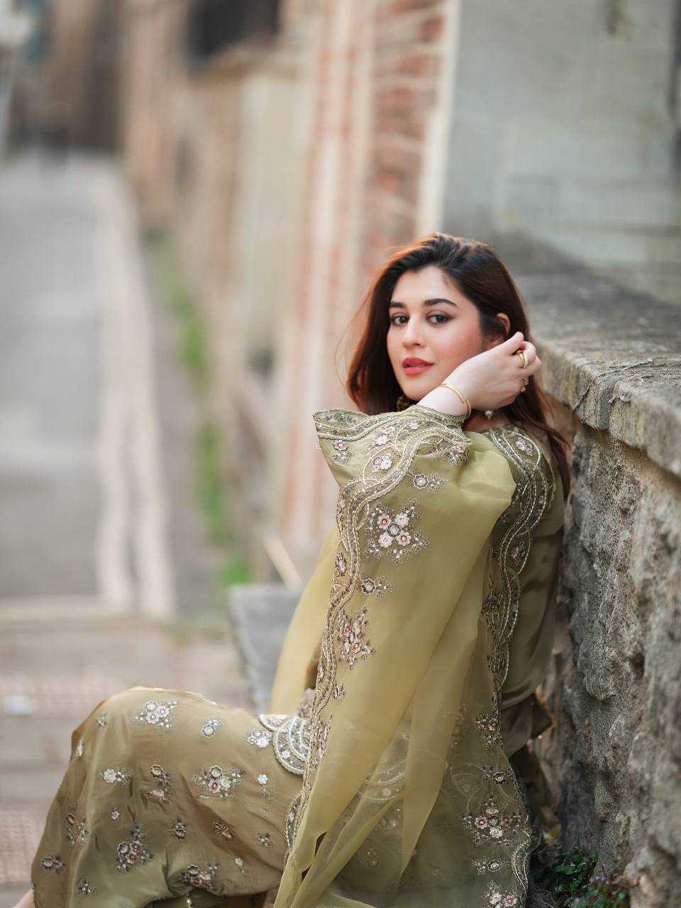Crepe Embroidery Sharara Designer Salwar Suit