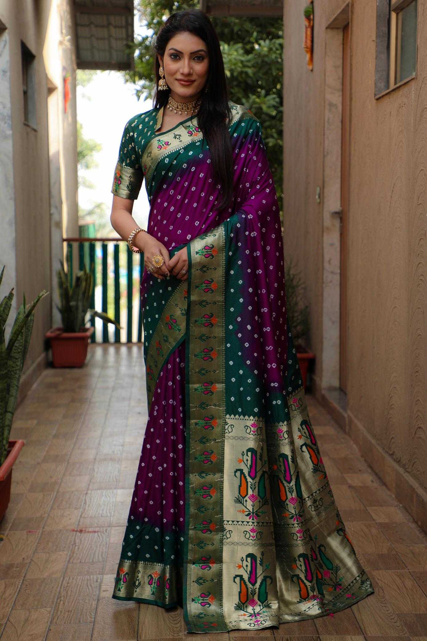 Dola Silk Handloom Paithani Saree