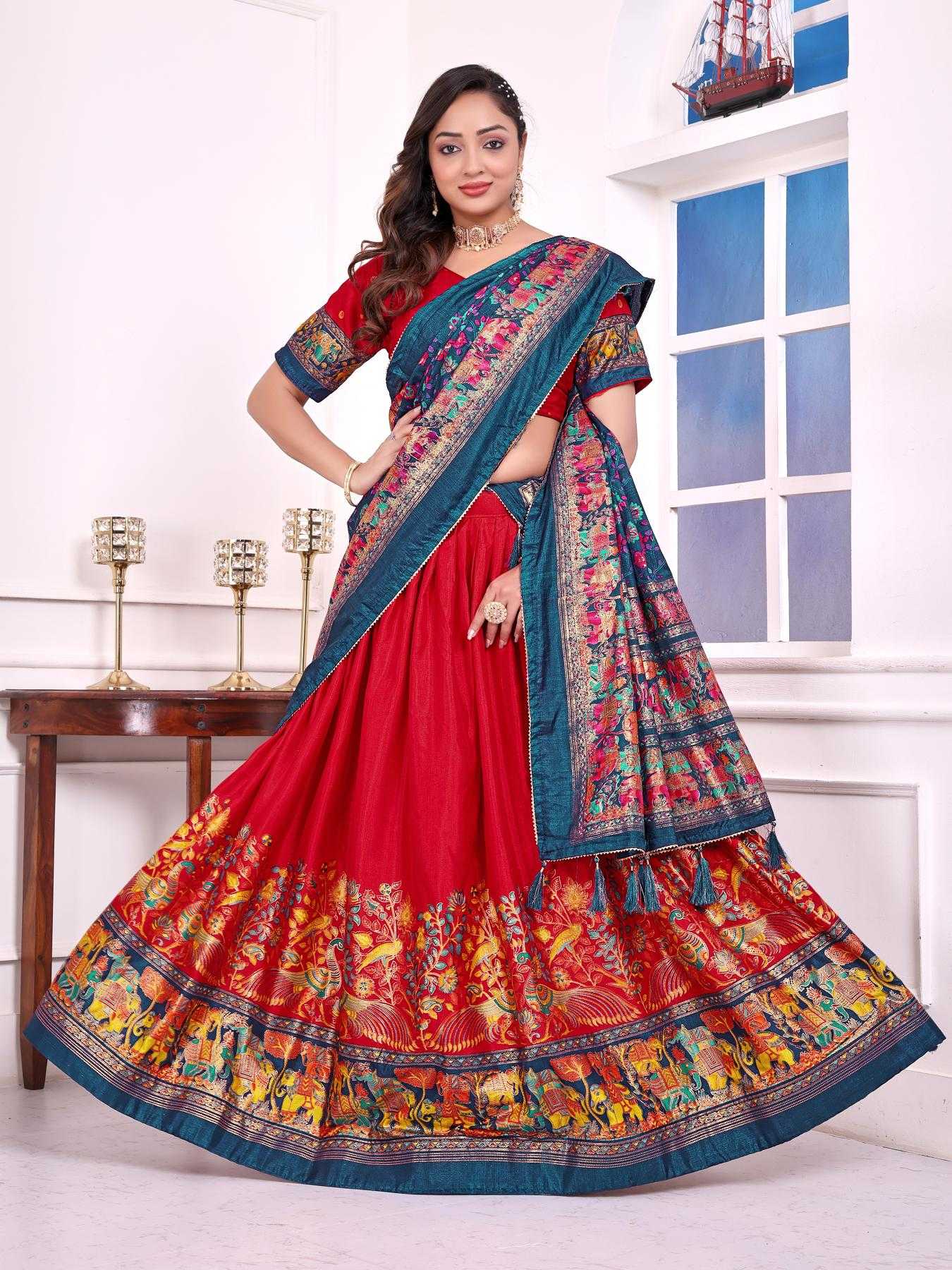 Dola Silk Matching Ethnic Outfits