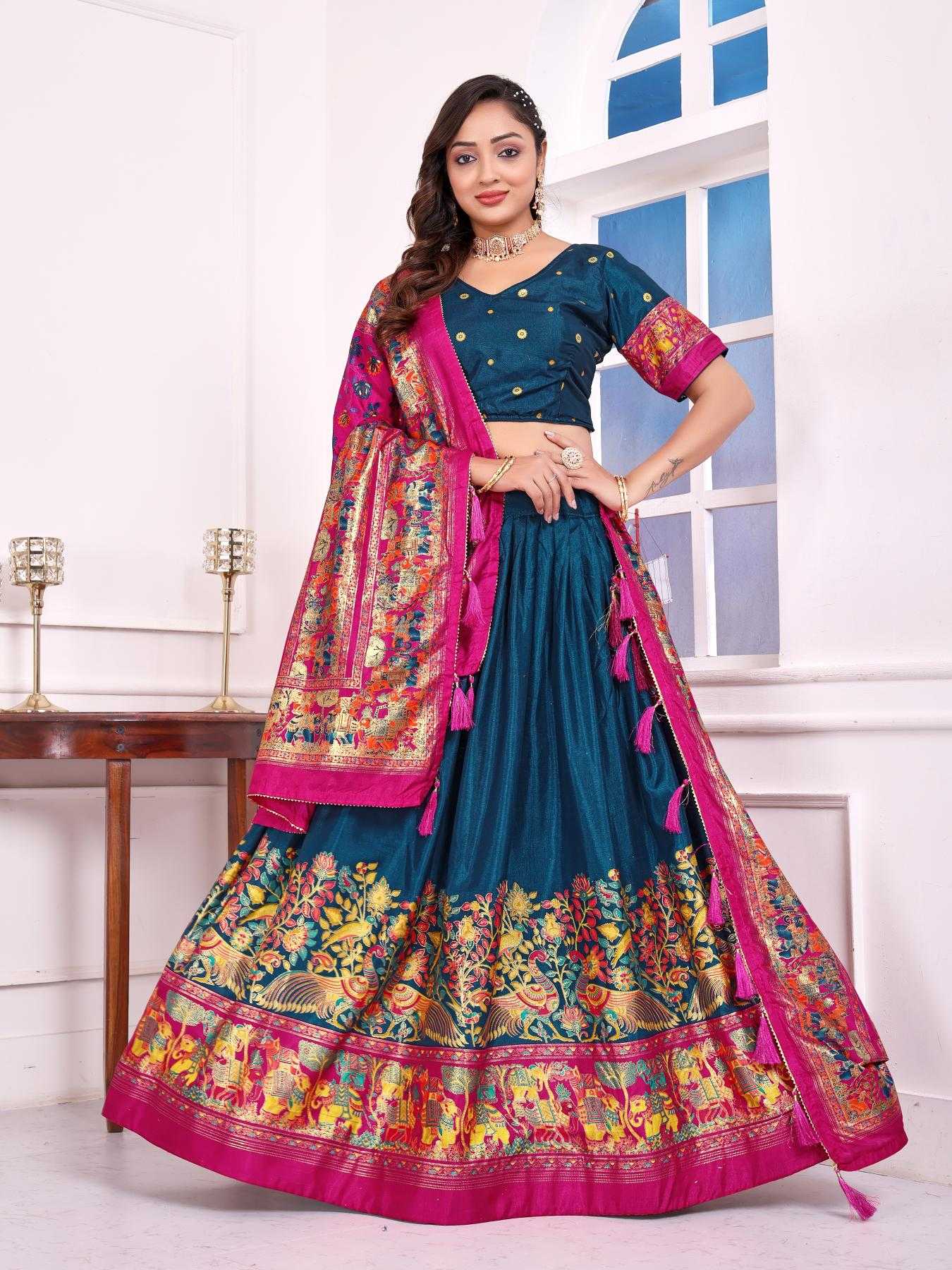 Dola Silk Matching Ethnic Outfits