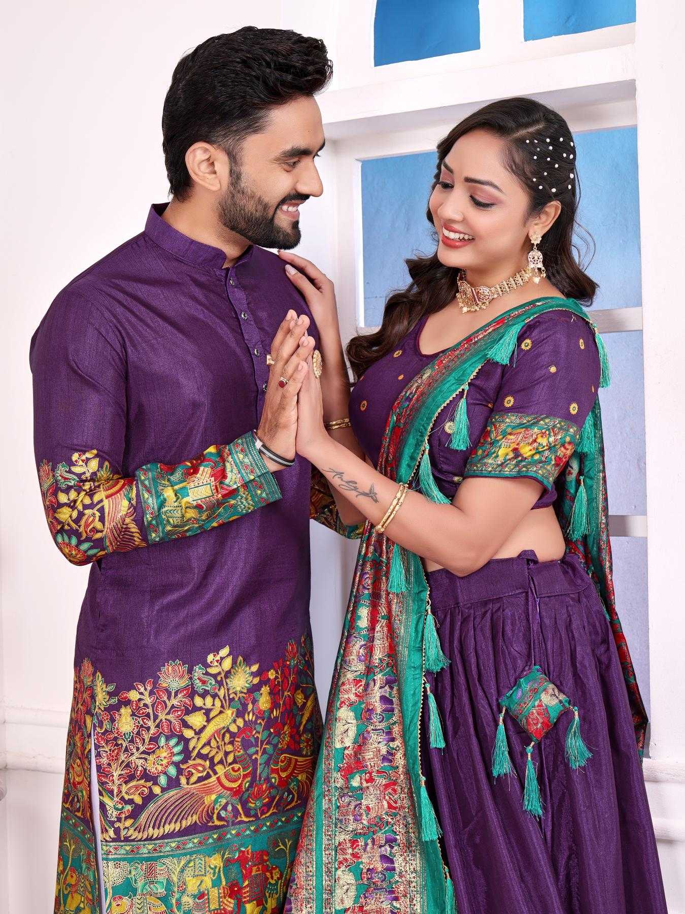 Dola Silk Matching Ethnic Outfits