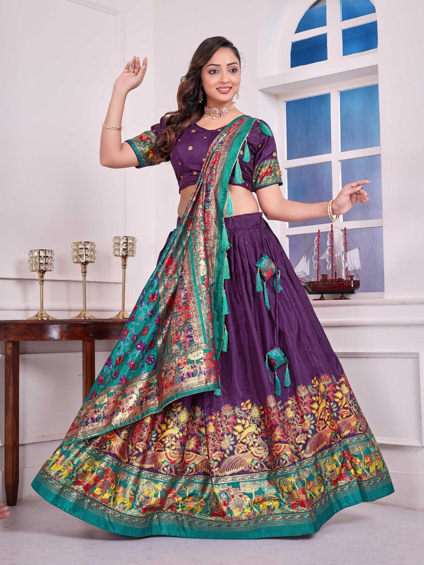 Dola Silk Matching Ethnic Outfits