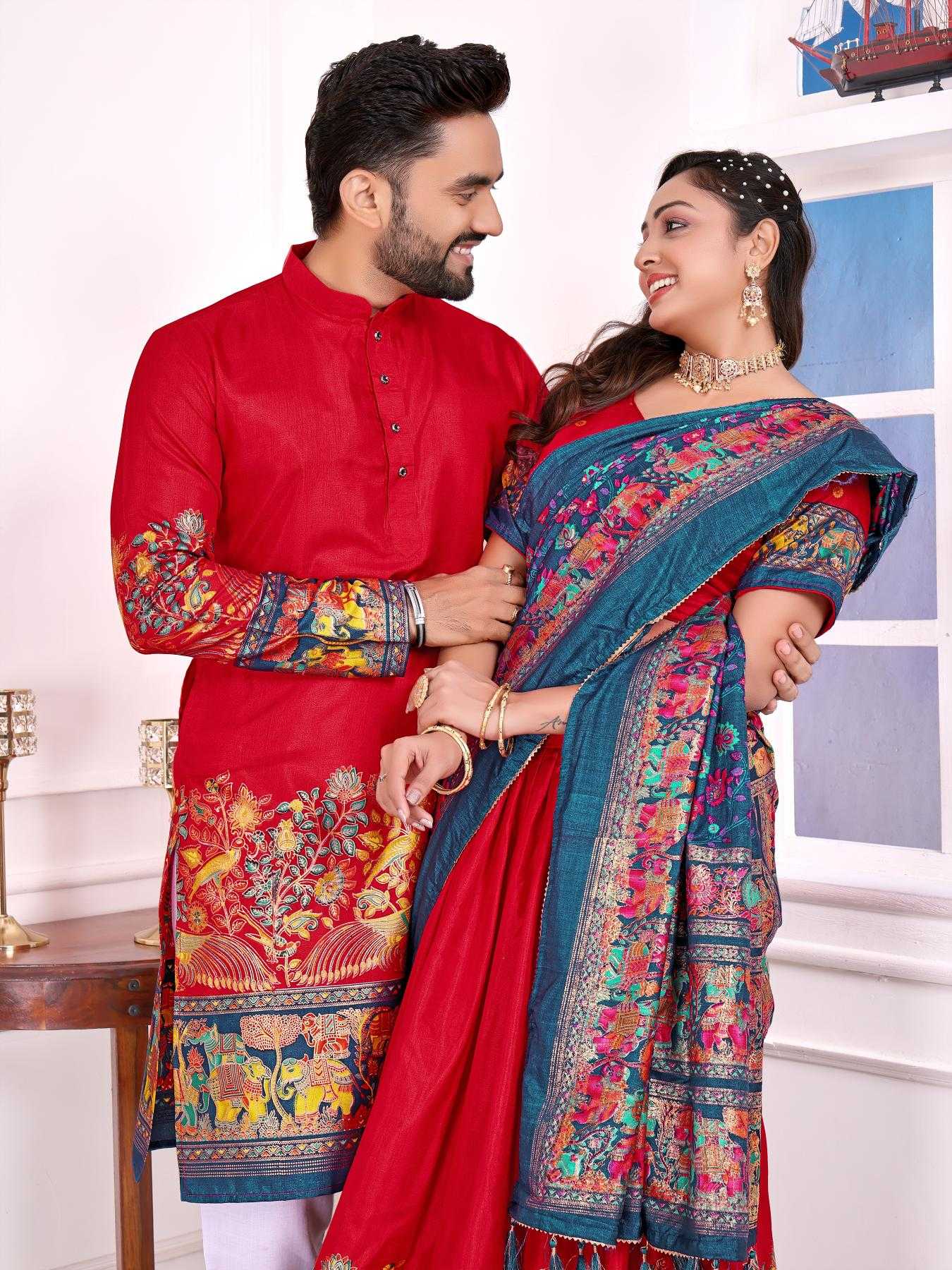 Dola Silk Matching Ethnic Outfits