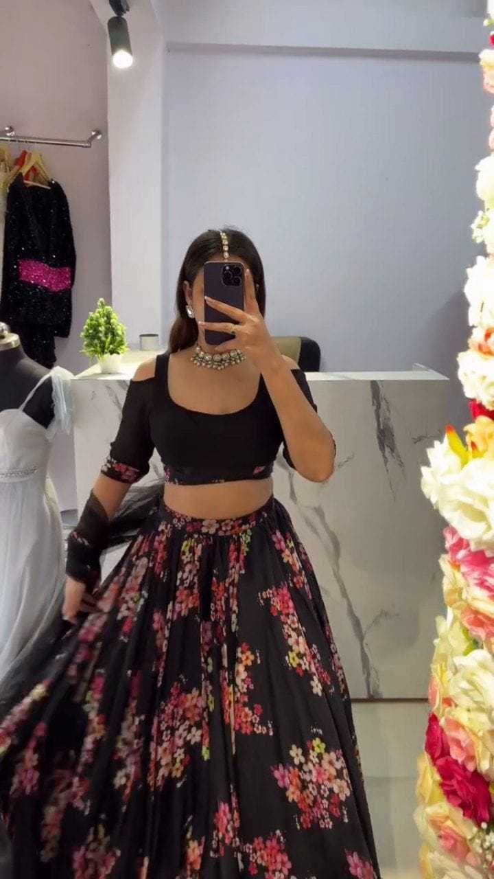 Faux Georgette Lehengas Plus Size Collections