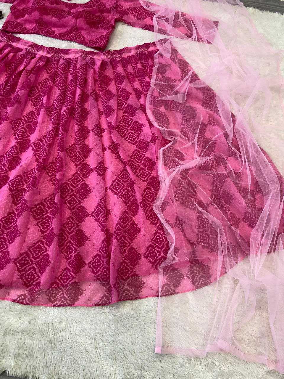 Georgette Lehengas Wholesale Fancy Lehenga Printed Lehenga Lehenga With Cancan Manufacturer
