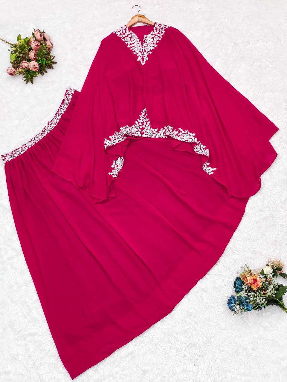 Georgette Indo-Western Fancy Lehenga