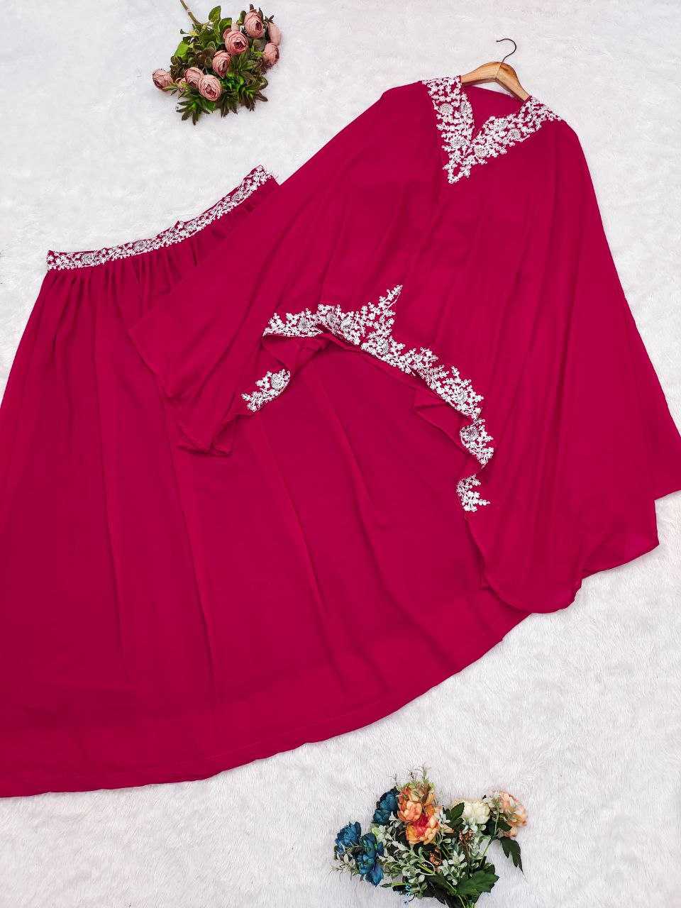 Georgette Indo-Western Fancy Lehenga