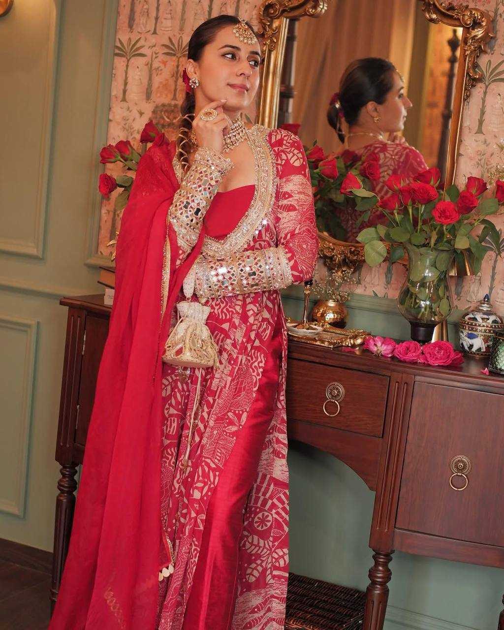 Georgette Indo Western Dresses
