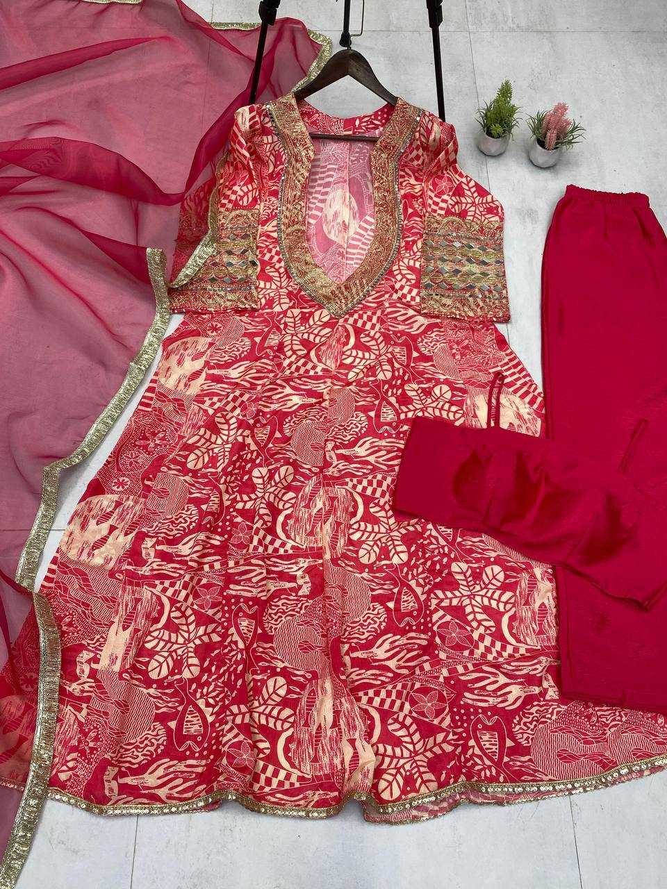 Georgette Indo Western Dresses