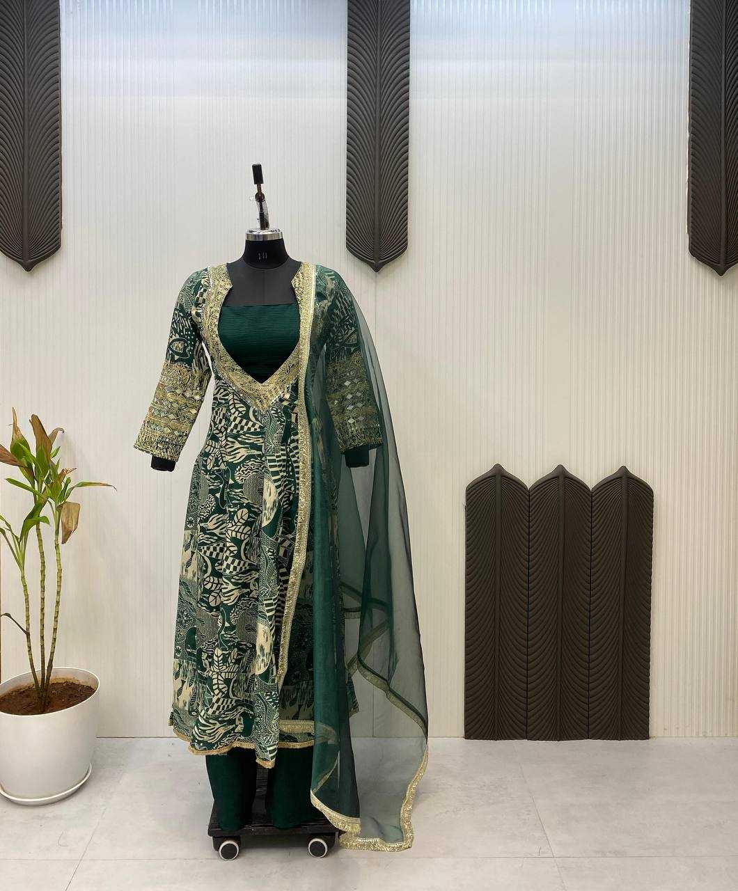 Georgette Indo Western Dresses