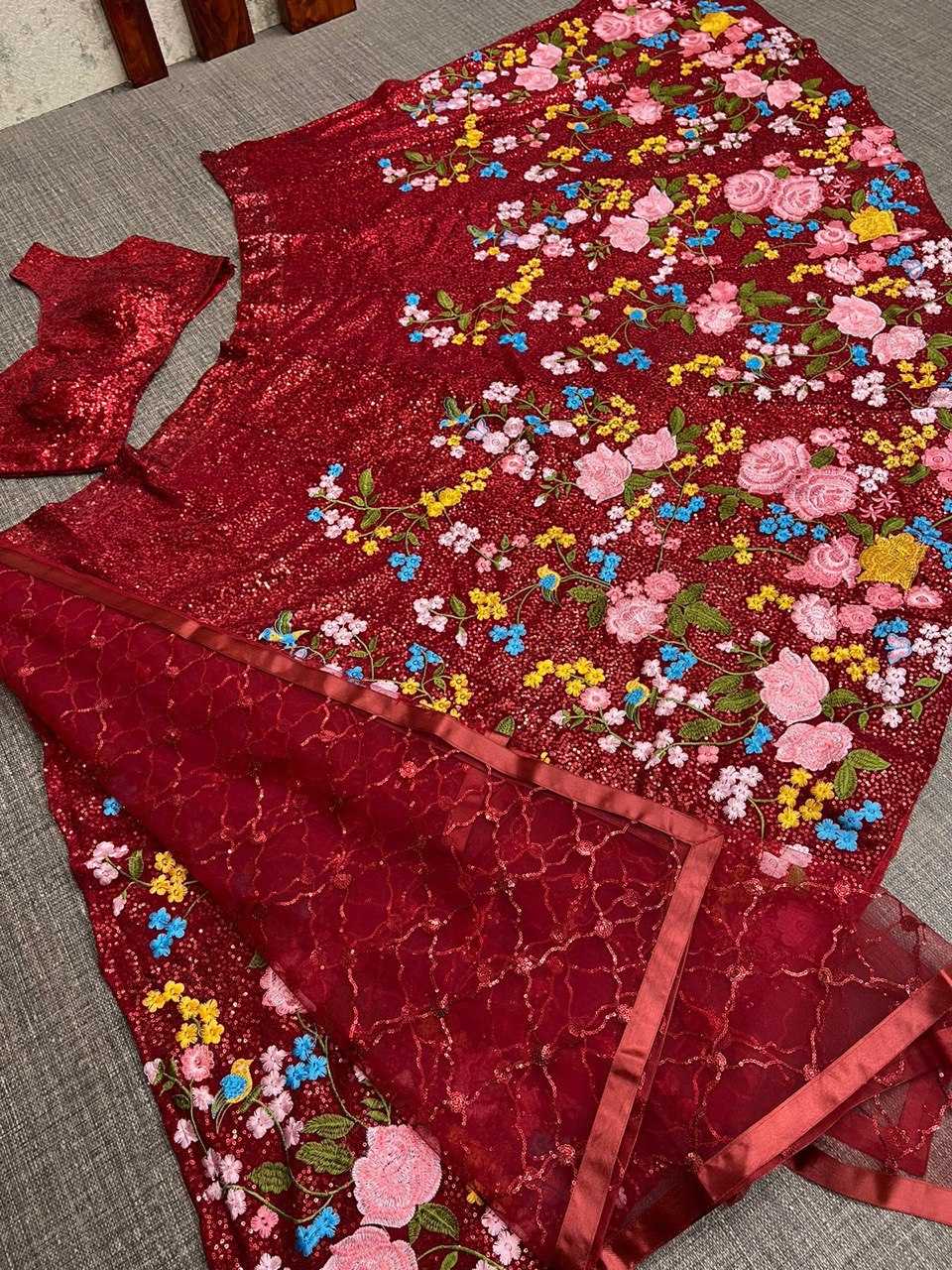 Georgette Bollywood Lehenga HINA KHAN Collection