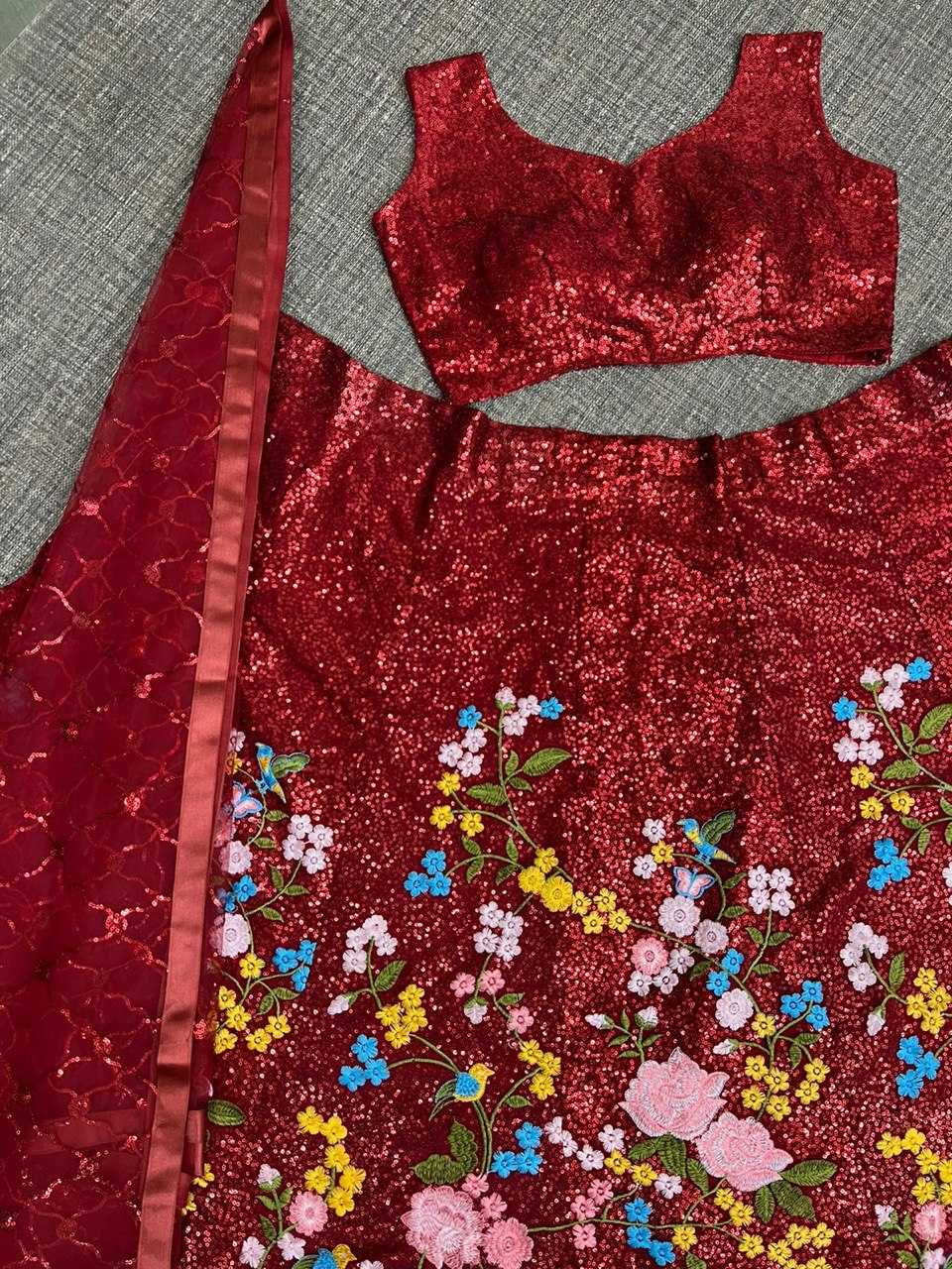 Georgette Bollywood Lehenga HINA KHAN Collection